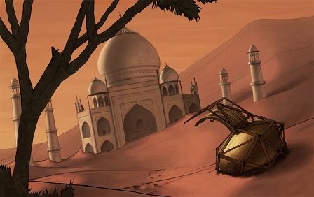 © Daedalic Entertainment screenshot a new beginning taj mahal